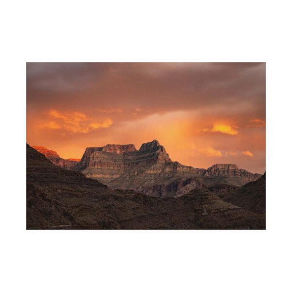 Sunset over Grand Canyon National Park at Hakatai Canyon Poster