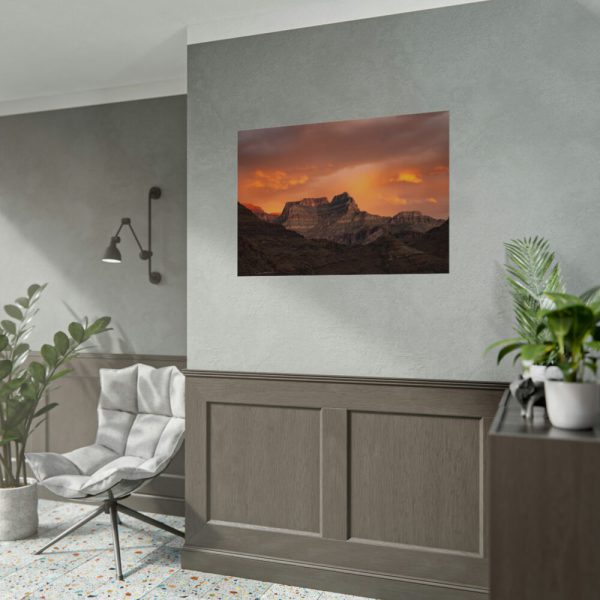 Sunset over Grand Canyon National Park at Hakatai Canyon Poster