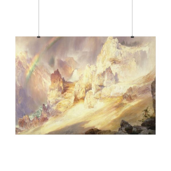 Rainbow over the Grand Canyon of the Yellowstone Poster