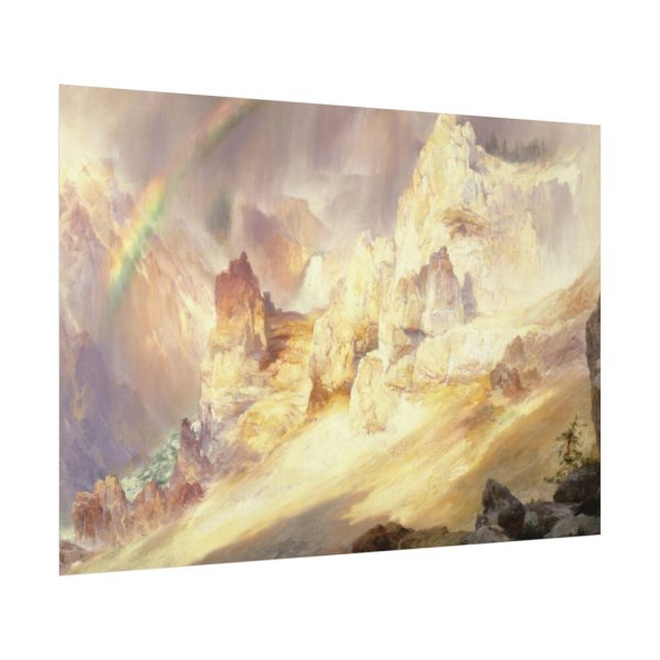 Rainbow over the Grand Canyon of the Yellowstone Poster