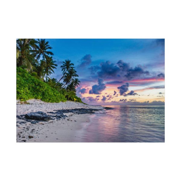 92408-637.jpg Tropical Beach Sunset Landscape Poster