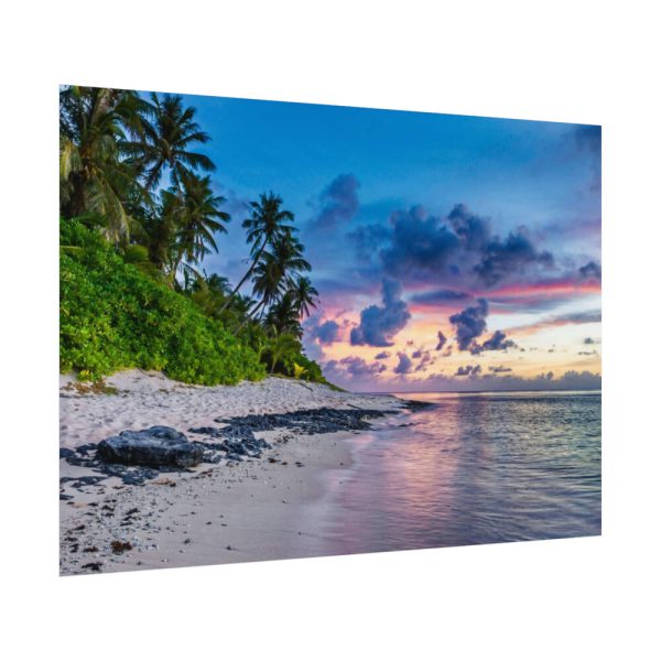 92408-639.jpg Tropical Beach Sunset Landscape Poster