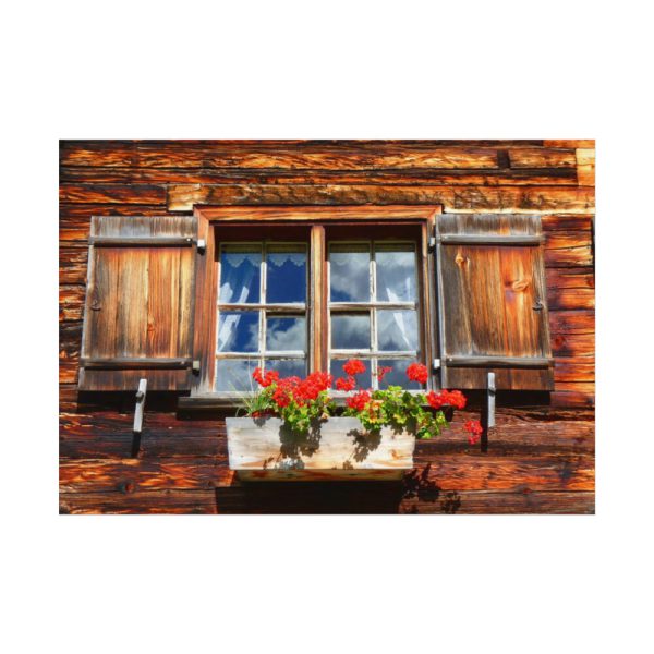 Window Wood Farmhouse Poster