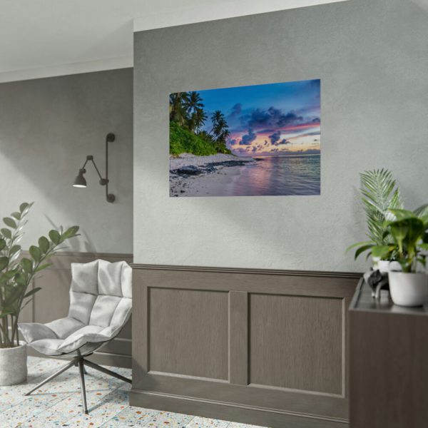 92408-641.jpg Tropical Beach Sunset Landscape Poster