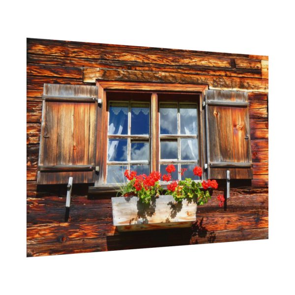 Window Wood Farmhouse Poster