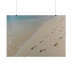 Foot Prints on Sand Poster - Image 2