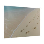 Foot Prints on Sand Poster - Image 3