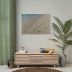 Foot Prints on Sand Poster - Image 4