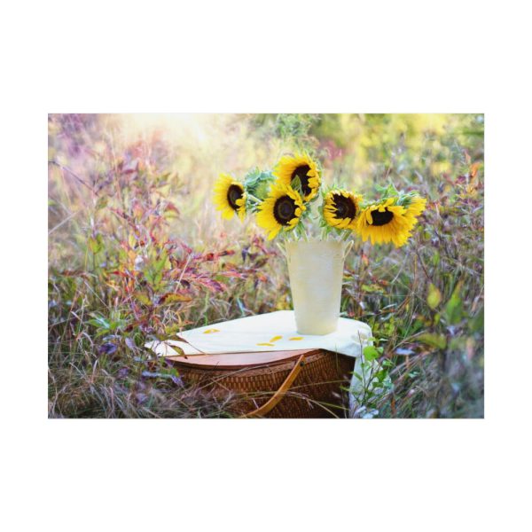 92408-68.jpg Sunflower in Vase Poster