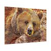 92408-694.jpg Fractal Bear Poster