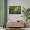 92408-705.jpg Forest at Sunset with Bear's Garlic Poster