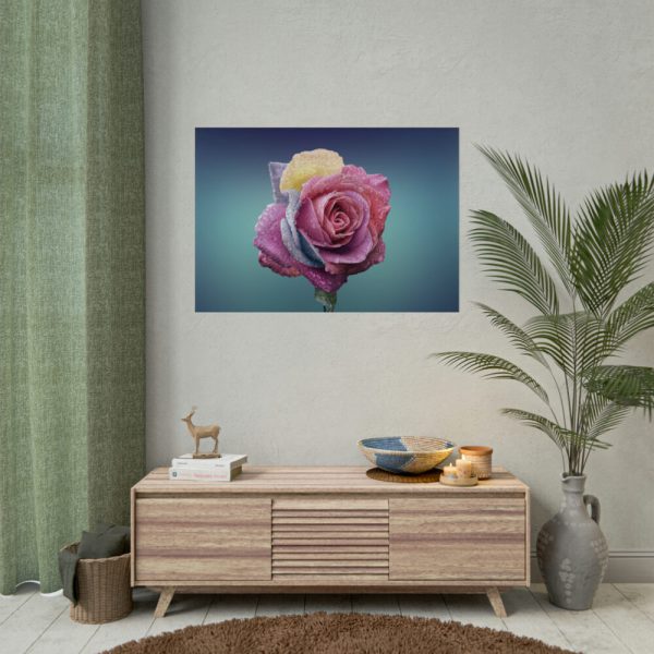 92408-99.jpg Multicolorful Rose Poster