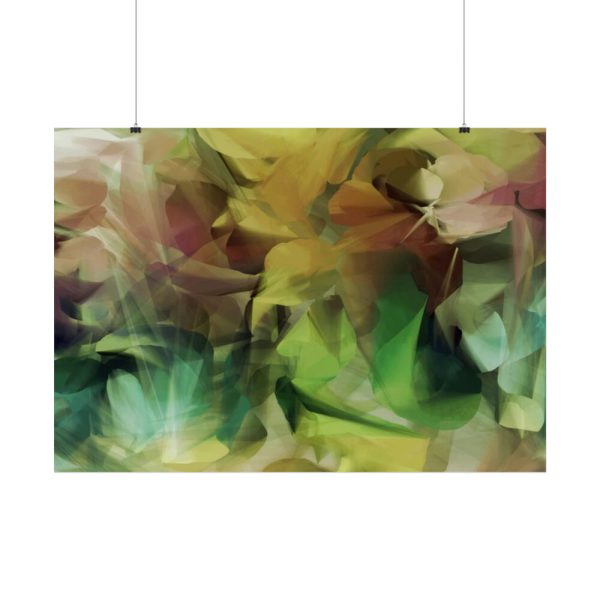 92409-1.jpg Fall Color Leaves Abstract Poster