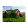 92409-149.jpg Red Barn in the Grass Poster