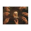 92409-16.jpg Seven Male Hands Encircling a Mug of Beer Poster