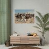 The Fourth Troopers Moving the Led Horses by Frederic Remington Poster