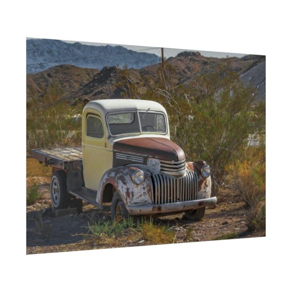 Truck in Ghost Town Poster
