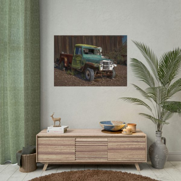 92409-335.jpg Abandoned Truck in Nevada Poster