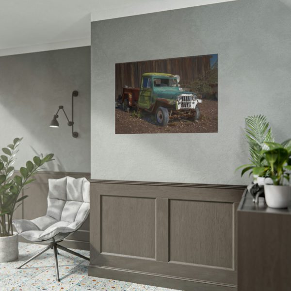 92409-336.jpg Abandoned Truck in Nevada Poster