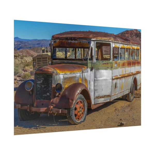 Old Rustic Truck in Nevada Poster