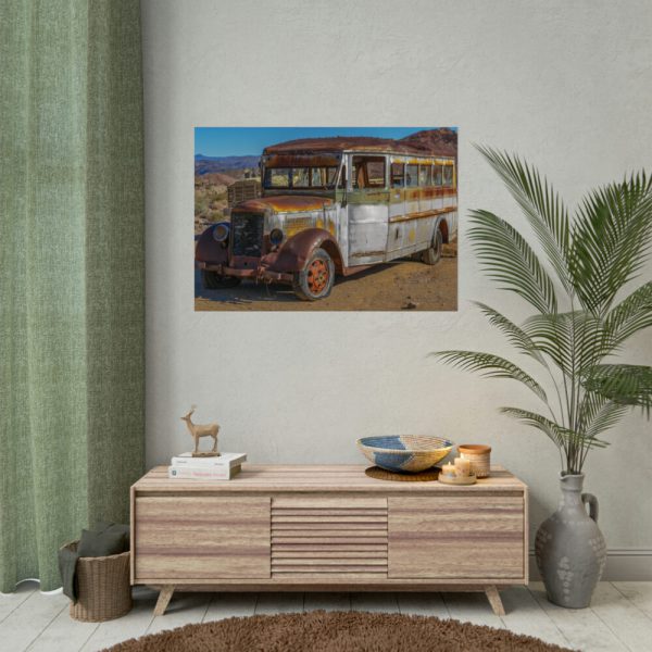 Old Rustic Truck in Nevada Poster