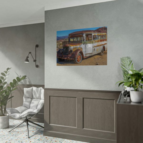 Old Rustic Truck in Nevada Poster