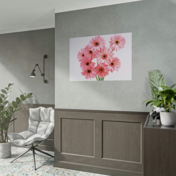 92409-391.jpg Pink Gerbera Daisies Poster