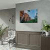 92409-486.jpg Sandstone Cliff with a Waterfall Poster