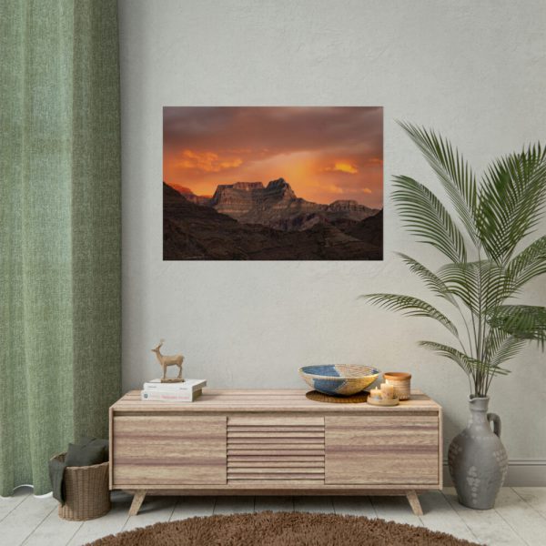 Sunset over Grand Canyon National Park at Hakatai Canyon Poster