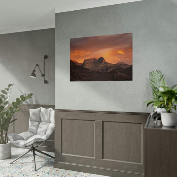 Sunset over Grand Canyon National Park at Hakatai Canyon Poster