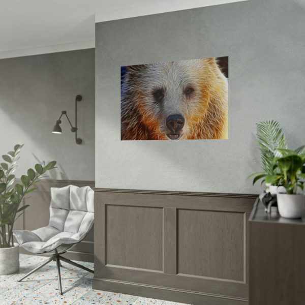 92409-596.jpg Syrian Bear Face Poster