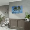 92409-636.jpg Palm Tree on the Beach Poster