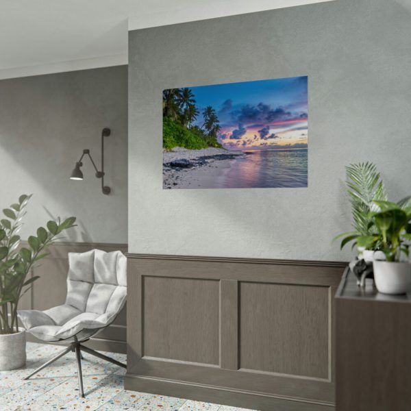 92409-641.jpg Tropical Beach Sunset Landscape Poster