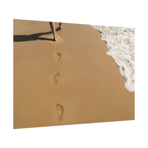 92409-649.jpg Free Foot Prints on the Beach Poster
