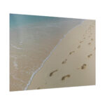 Foot Prints on Sand Poster - Image 8