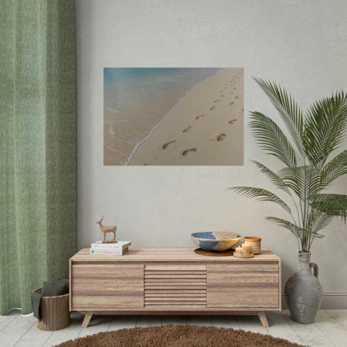 Foot Prints on Sand Poster - Image 9