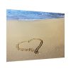 92409-684.jpg Heart Drawn on Sand at Beach Poster