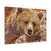 92409-694.jpg Fractal Bear Poster