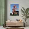 Pink Orchid Flowers Poster