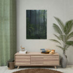 A Small Clearing in a Lush Forest Poster - Image 4