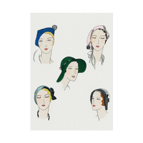 The Pretty Seasonal Hats Poster