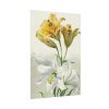 Yellow and White Lilies by William van Leen Poster