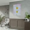 92410-99.jpg Two White Beautiful Flowers Poster