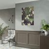 92411-94.jpg Tiny White Daisy Flowers Poster