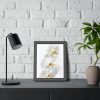 White Orchid Framed Poster