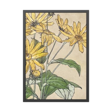 Sunflowers by Hannah Borger Overbeck Framed Poster