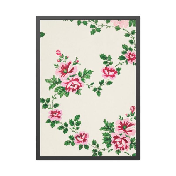 93830-36.jpg Rose Textile Designs Framed Poster