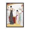 Evening Dresses by Giraud Framed Poster