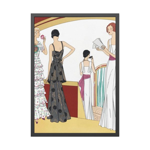 Evening Dresses by Giraud Framed Poster
