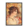 93830-40.jpg Aesthetic Woman in Autumn Framed Poster